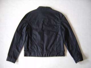   Zip Jeans L Jacket Blazer Navy Coat Denim Twill Canvas Pleated Rugged