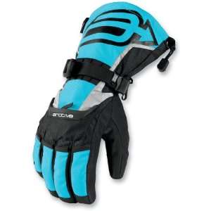  Arctiva Comp 5 Gloves , Gender: Womens, Color: Light Blue 
