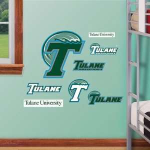 Tulane Green Wave Team Logo Assortment Fathead NIB