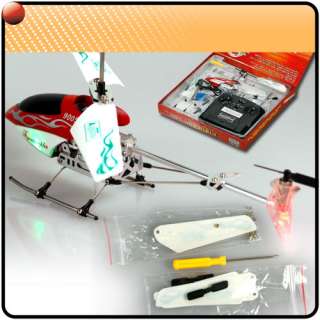 Channel METAL FRAME Red RC Remote Control Helicopter  