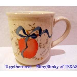 com Tall Cup Mug Marmalade Geese Country Blue Ribbon Fruit Farm Fresh 