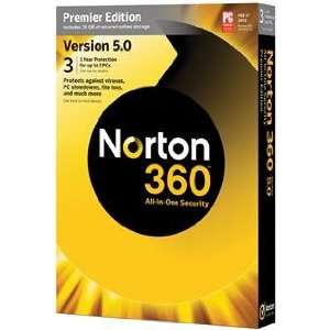  Symantec Norton 360 Premier 5.0 1user 3pc Durability 