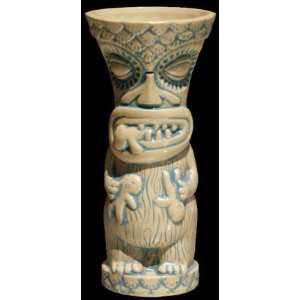   Cookie Eater Ceramic Tiki Mug Blue  Limited Edition