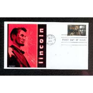   Lincoln Stamp 2 First Day Cover, Single Stamp 