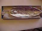 VINTAGE IOB QUIST BLATTSCHALE SILVER PLATE LEAF SERVING