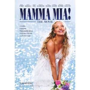  Mamma Mia Original Movie Poster 27x40 Two Sided 
