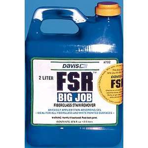   FSR Fiberglass Stain Remover, BIG JOB, 2 Liter Bottle