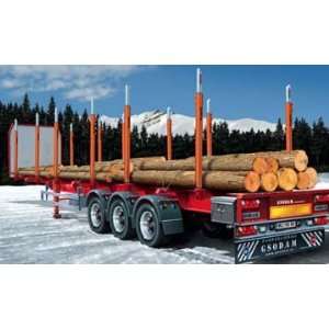  Italeri 1/24 Timber Trailer Truck Model Kit: Toys & Games