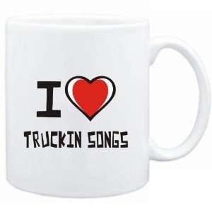    Mug White I love Truckin Songs  Music: Sports & Outdoors