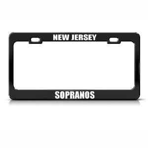 New Jersey Sopranos Metal license plate frame Tag Holder