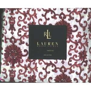   : Ralph Lauren Queen Sheet Set   Porcelain Rose Red: Everything Else