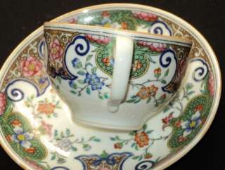 Minton ANTIQUE ASIAN ARTFUL DECORATIVE HP Tea cup and saucer  