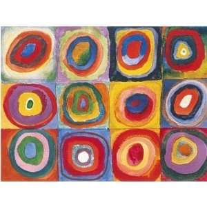  Wassily Kandinsky   Farbstudie Quadrate Canvas: Home 