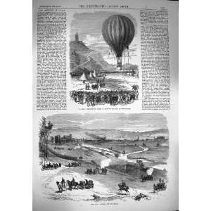  1870 War Defence Paris Balloon Montmatre Mouzon Meuse 