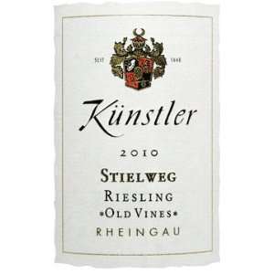  2010 Kunstler Riesling Trocken Rheingau Stielweg Old Vines 