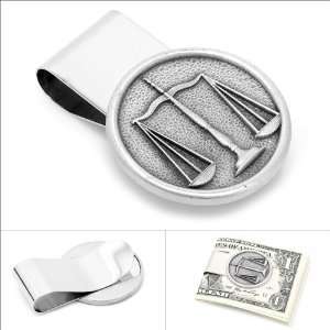  Pewter Scales of Justice Money Clip CLI MC10322 Jewelry