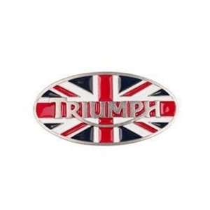 Triumph Motorcycle Oval Union Flag Buckle: Everything Else