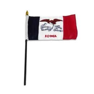  Iowa Flag 4 x 6 inch: Patio, Lawn & Garden