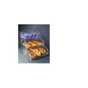 Clear Triple Tier Bakery Display Case   Each  Kitchen 