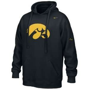   Iowa Hawkeyes Black Flea Flicker Hoody Sweatshirt: Sports & Outdoors