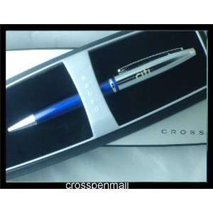    CROSS CITI BANK Calais blue and chrome ball pen: Office Products