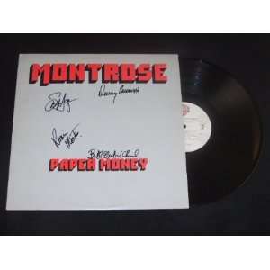  Montrose   Paper Money   Signed Autographed Record Album 