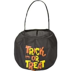  Trick or Treat Black Collapsible Bucket 