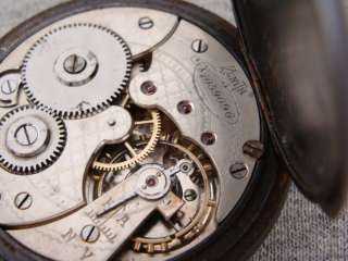 Antiguo y muy fino Reloj bolsillo Zenith Swiss. Lepine. Caja Original 
