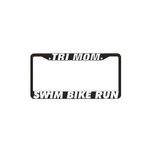  TRI MOM License Plate Frame: Automotive