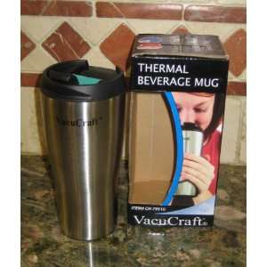    Stainless Steel Thermal Thermos Travel Mug 14 Oz: Home & Kitchen