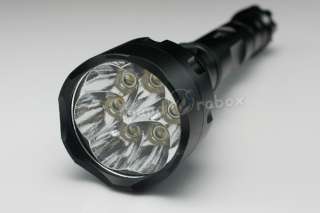 RCT6 1600 Lumens 6x CREE Q5 LED Torch Rechargeable Flashlight Light 
