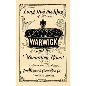   Manufacturing Vermilion Rims King   Original Print Ad: Home & Kitchen