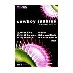  COWBOY JUNKIES German Tour 2001 Music Poster