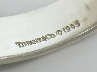 Auth TIFFANY ATLAS Numerical Cuff Atlas Bangle Sivler925  