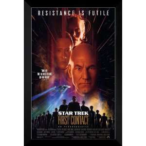  Star Trek First Contact FRAMED 27x40 Movie Poster