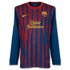  Barcelona Home Long Sleeved Football Shirt 2011 12 Sports 