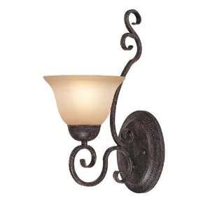 Sheridan Collection 1 Light 18 Forged Metal Wall Sconce with Painted 