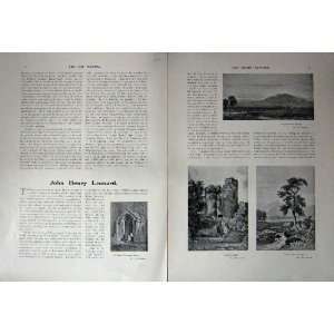  1909 ART JOURNAL PATRINGTON CHURCH KIDWELLY ARDENNES