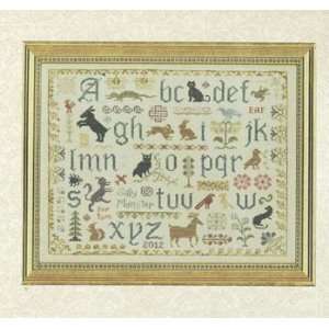   Antique Animal Sampler   Cross Stitch Pattern Arts, Crafts & Sewing