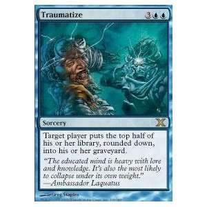  Magic the Gathering   Traumatize   Tenth Edition   Foil 
