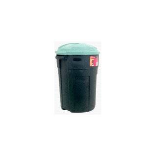  Evergrn Trash Can (Pack Of 8) 2894 Trash Cans Plastic 32/35 Gallon