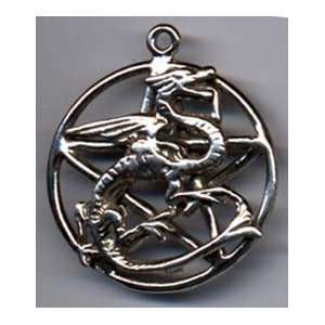   Jewelry Dragon Pentacle Pentagram Witch Pagan Arts, Crafts & Sewing