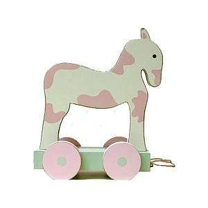  New Arrivals Pull Toy, Pink Horse: Baby