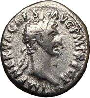 NERVA 97AD Authentic Ancient Silver Roman Coin  