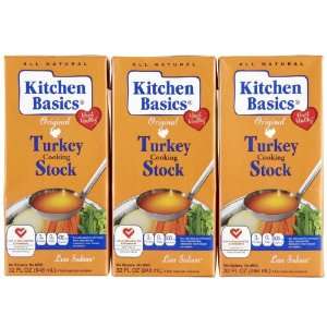 Kitchen Basics Turkey Stock (Gluten, Free), 32 oz, 3 pk  