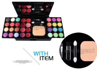   eyeshadow lipstick blusher powder puff brush Pen Tool Make Up kit W004