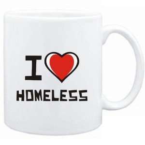  Mug White I love homeless  Adjetives: Sports & Outdoors