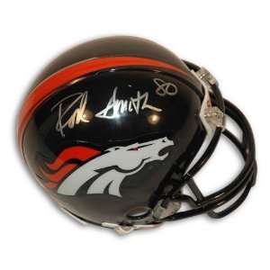  Autographed Rod Smith Denver Broncos Mini Helmet: Sports 