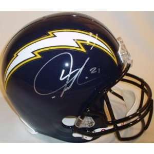 Autographed LaDainian Tomlinson Helmet   Replica  Sports 