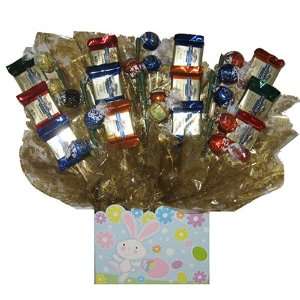  Deluxe Gourmet Candy Bouquet in an Easter Peter Cottontail 